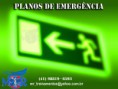 PLANOS DE EMERGENCIA E CONTENÇÃO.